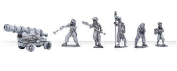 Naval Gunners, Powder Monkey and Gun
